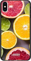 iPhone Xs Max Hoesje TPU Case - Citrus Fruit #ffffff