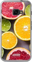Samsung Galaxy Xcover 4 Hoesje Transparant TPU Case - Citrus Fruit #ffffff