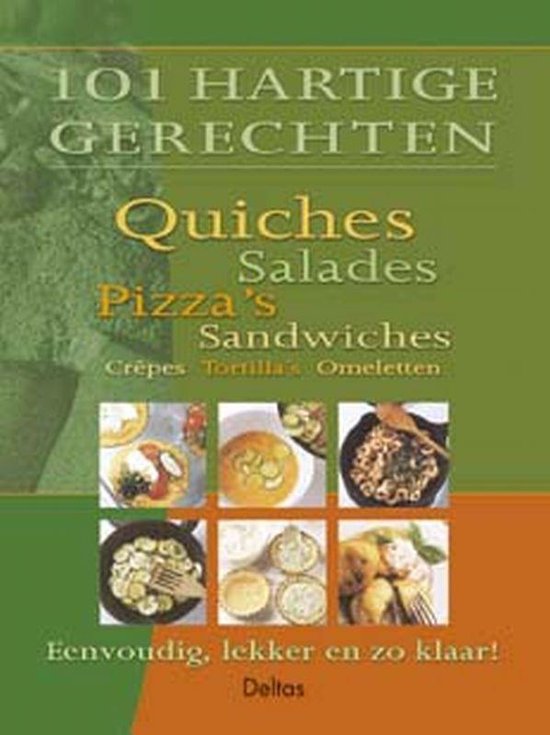 Cover van het boek '101 hartige gerechten'
