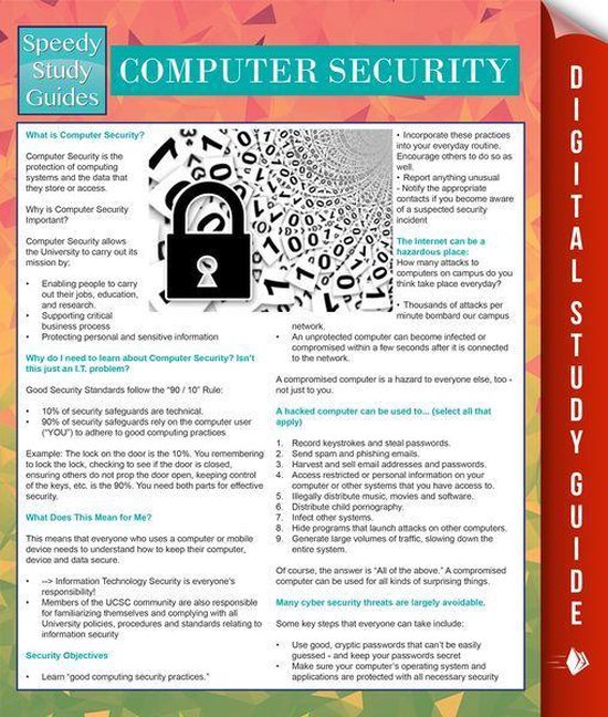 Computer Security (Speedy Study Guides) - cover