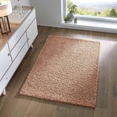 Hoogpolig vloerkleed effen Spectrum - beige 250x250 cm