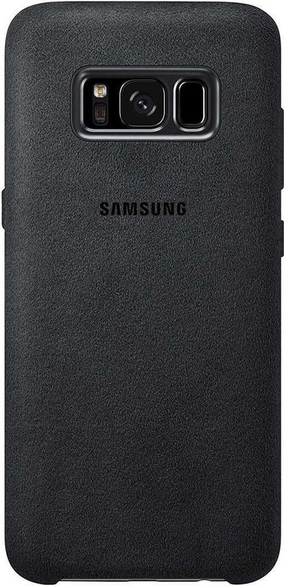 Samsung Hoesje Samsung Galaxy Alcantara Cover | Donker Grijs bol.com