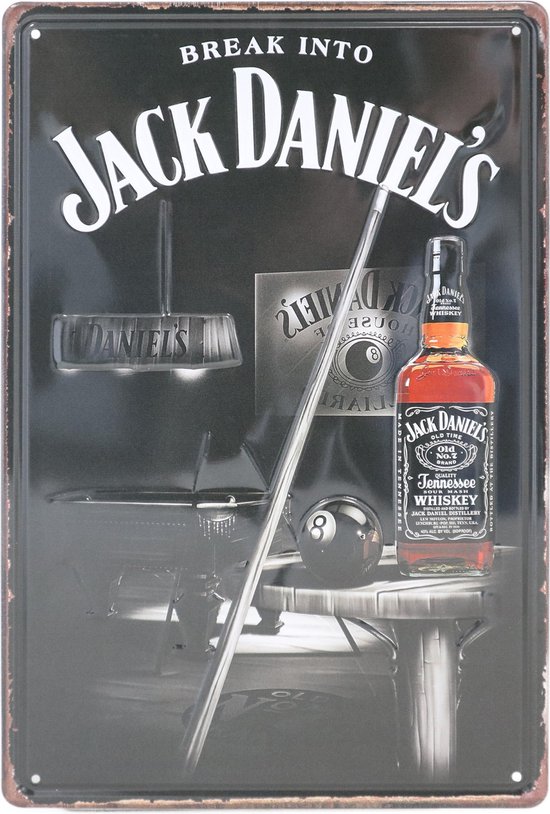 Wandbord – Mancave – Jack Daniels Whiskey - Vintage - Retro - Wanddecoratie  – Reclame... | bol.com