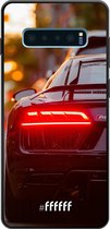 Samsung Galaxy S10 Plus Hoesje TPU Case - Audi R8 Back #ffffff