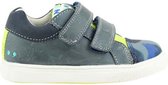 Bunnies JR 218311-627 Jongens Lage Sneakers - Blauw - Leer - Klittenband