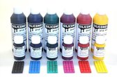 Acrylhars Kleurpasta - Kleur: Blauw, Gram: 50 gr.