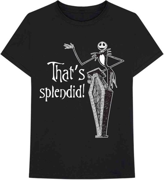 Disney The Nightmare Before Christmas - Splendid Heren T-shirt - XL - Zwart