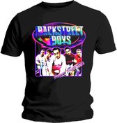 Backstreet Boys Heren Tshirt -S- Larger Than Life Zwart