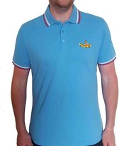 The Beatles Polo shirt -S- Yellow Submarine Blauw