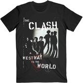 The Clash Heren Tshirt -S- Westway To The World Zwart