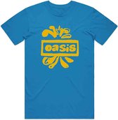 Oasis Heren Tshirt -L- Drawn Logo Blauw