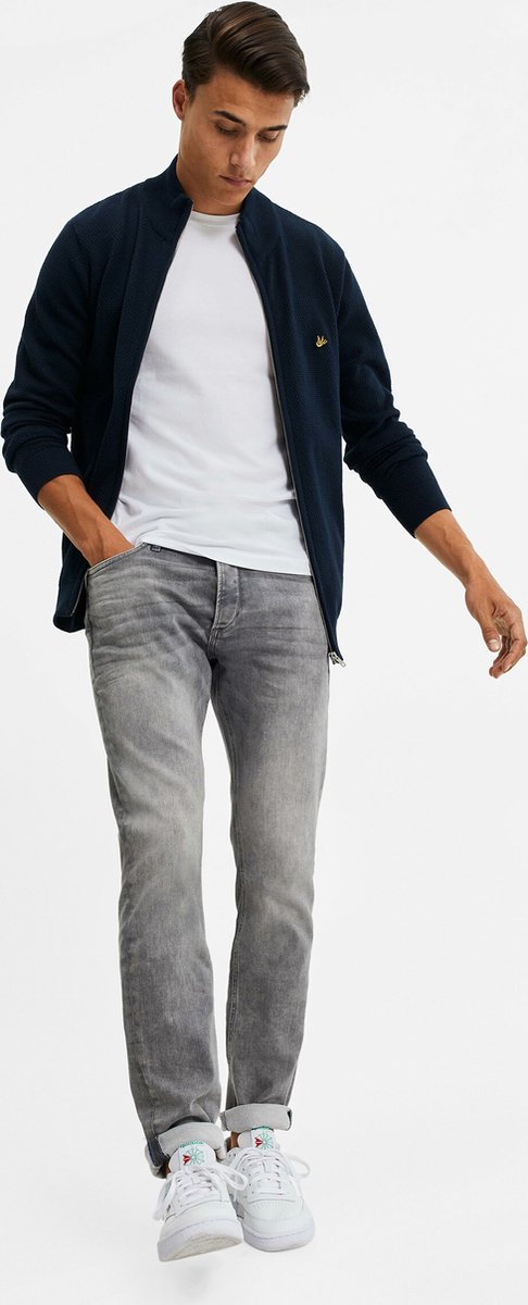 WE Fashion Heren slim fit jog denim jeans | bol.com