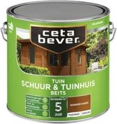 CetaBever Schuur & Tuinhuis Beits - Zijdeglans - Donker Eiken - 2,5 liter
