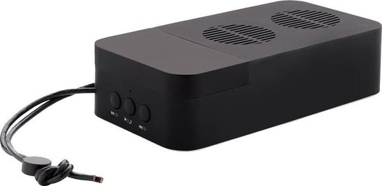 Bluetooth speaker 10W zwart Xd Xclusive Aria, draadloos, 10 uur batterij, aluminium, AUX, soft-touch