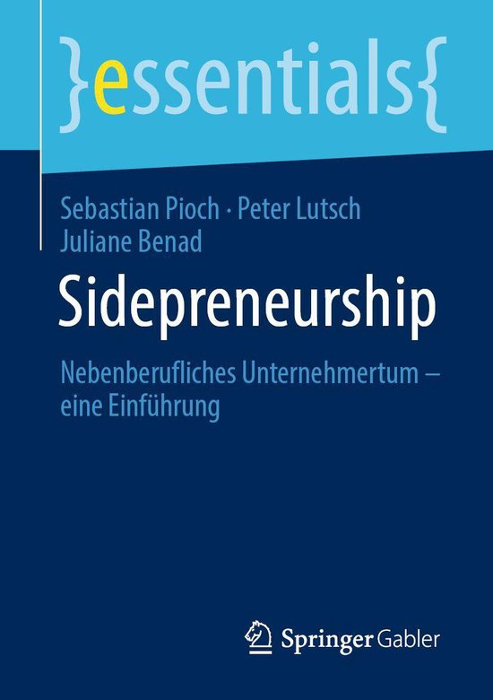 Business and Economics (German Language) - Sidepreneurship - cover