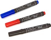 Pica 521/41 Perm Marker 2-6 mm beitel blauw
