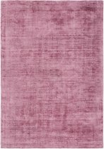 Roze vloerkleed - 160x230 cm  -  Effen A-symmetrisch patroon - Modern