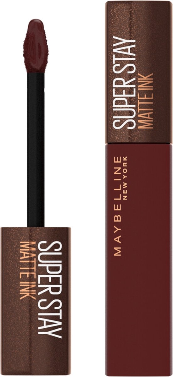 Maybelline SuperStay Matte Ink Lipstick Coffee Collection Limited Edition - 275 Mocha Inventor - Bruine Lippenstift - 5 ml