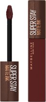 Maybelline SuperStay Matte Ink Lipstick Coffee Collection Limited Edition - 275 Mocha Inventor - Bruine Lippenstift - 5 ml