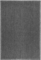Grijs vloerkleed - 120x170 cm  -  Effen A-symmetrisch patroon - Modern