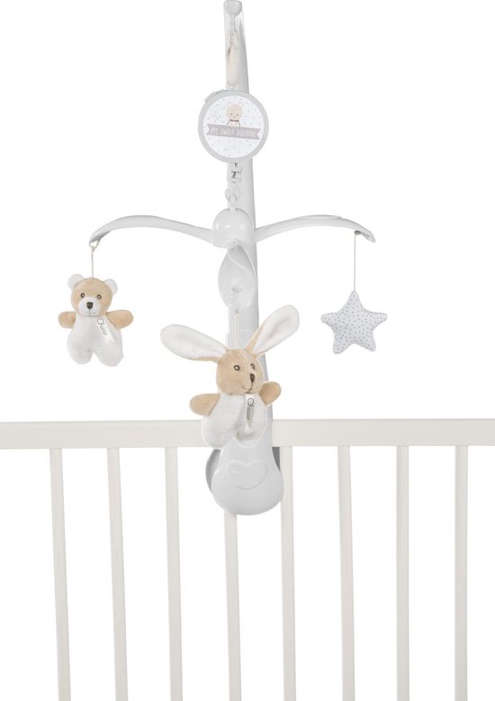 Chicco Muziekmobiel teddybeer Konijn - Wit - babymobile
