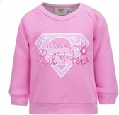 Supergirl sweater Mommy's Lil'Hero roze 74