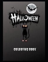 Halloween Coloring Book: Halloween Coloring Book, Black and White drawings and colored illustrations to be inspired! Funny Pumpkins, Witches, M