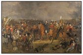 De slag bij Waterloo, Jan Willem Pieneman - Foto op Akoestisch paneel - 120 x 80 cm