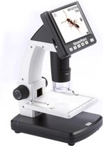 UM038 500X draagbare elektronische digitale desktopstandaardmicroscoop met 3,5 inch LCD-scherm en LED-licht