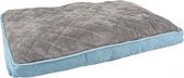 Duvo+ Kussen rechthoekig tweed sky Blauw/zwart L - 86x57x8cm