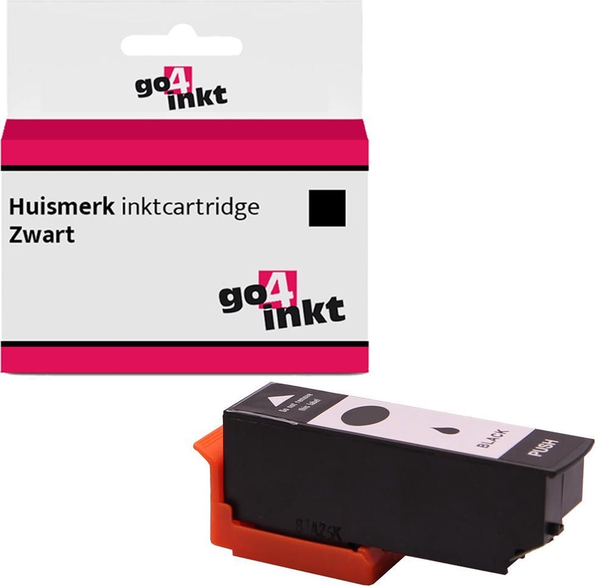 Go4inkt compatible met Epson 26, T2601 bk inkt cartridge zwart