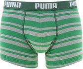 PUMA - heritage stripe 2-pack groen & grijs - maat L