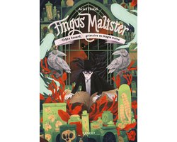 Fingus Malister, Crâne bavard, grimoire et magie noire