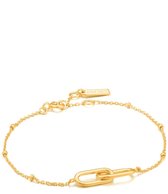 Ania Haie Chain Reaction AH B021.01G Dames Armband 18,5 cm