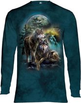 The Mountain Adult Long Sleeve T-Shirt - Wolf Lookout