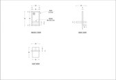 Industriële Wandplank Shelfie E - 20cm x 35cm