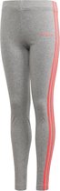 adidas - Young Girls Essentials 3-Stripes Tight - Legging met Roze 3-Stripes - 152 - Grijs