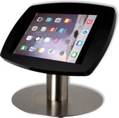 iPad tafelstandaard Lusso voor iPad 9.7 – zwart/RVS – homebutton & camera bedekt