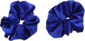 Zac's Alter Ego - Luxury velvet Haar scrunchie - Blauw