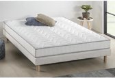 UNELMA matras en boxspring set 160 x 200 - 5 zones en vormgeheugen - 16 cm - Farm - DEKO DREAM