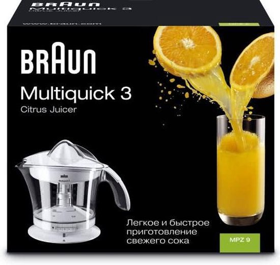 Braun MultiQuick 3 MPZ 9 - Elektrische citruspers - Wit