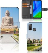 Smartphone Hoesje Huawei P Smart 2020 Bookcase Boeddha