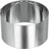 Metaltex Multifunctionele Kookring 8 Cm Rvs Zilver