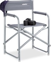 Relaxdays Regisseursstoel opvouwbaar - campingstoel - visstoel - klapstoel - tot 120 kg