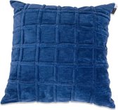 In The Mood Hades kussen 50 x 50 cm (9 kleuren) - 2 stuks - Indigo Blauw