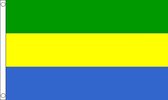 Vlag Gabon 90x150cm