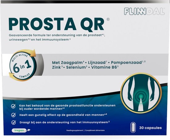 Flinndal Prosta QR - Voor behoud van een gezonde prostaat - 30 capsules