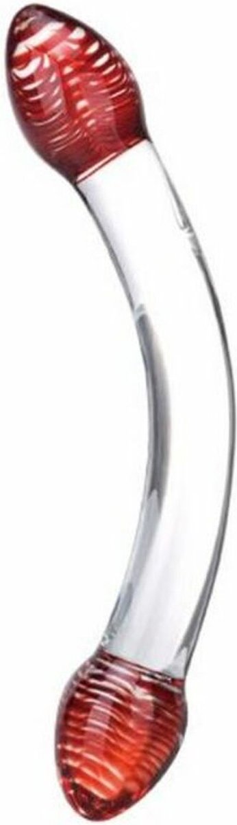 Goedkoopste Glas Red Head Double Glazen - Dildo