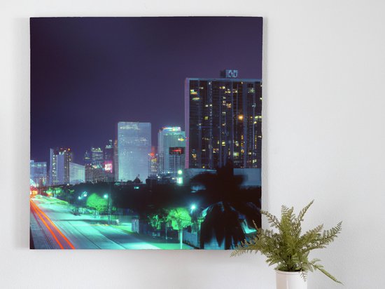 My Miami kunst - 40x40 centimeter op Dibond | Foto op Dibond - wanddecoratie
