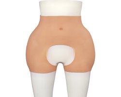 Bodysuit (kort model) - brede heupen en ronde billen - Crossdresser - Transgender - Mastectomie - Wearable body - kunstvagina - Femboy - Cosplay - vagina - 100% hypoallergene medische siliconen - Body4Everybody